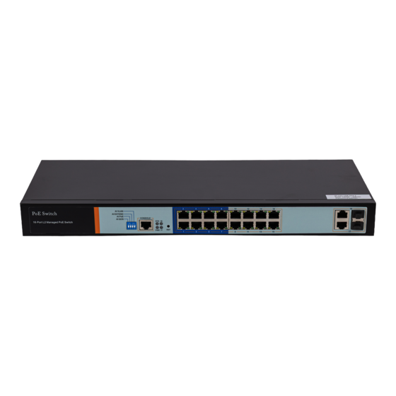 PoE-коммутатор 16 портов Atix AT-NS-16P2G-2GS/L2-150 (F)